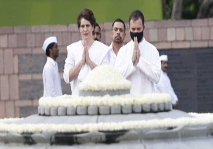 राजीव गांधी की 78वीं जयंती पर राहुल गांधी और प्रियंका ने दी श्रद्धांजलि राजीव गांधी की 78वीं जयंती पर राहुल गांधी और प्रियंका ने दी श्रद्धांजलि